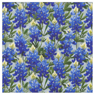 Tecido Painted Style Bluebonnet fabric