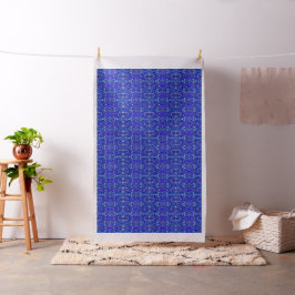 Tecido Paisley em azul
