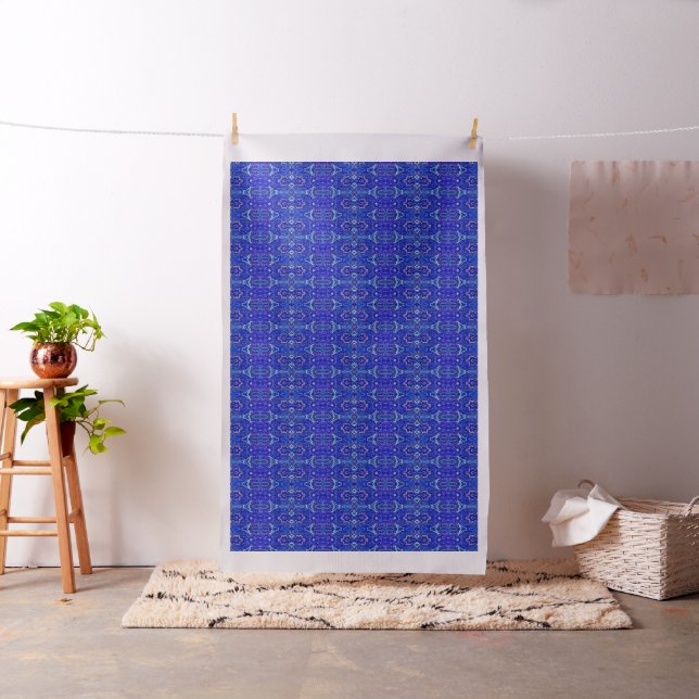 Tecido Paisley em azul (In Situ)