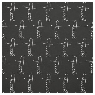 Tecido Palavras Bíblias Cristãs de Fé Positivas Inspir