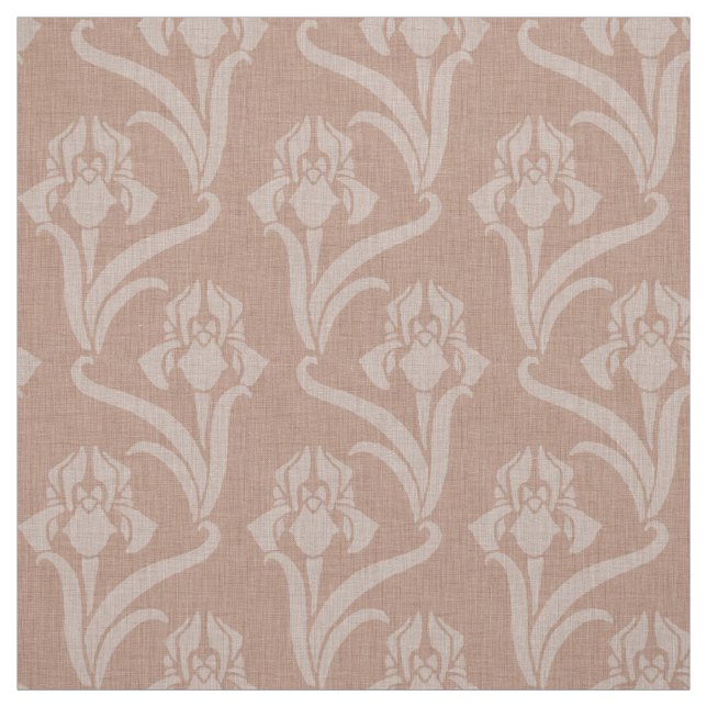 Tecido Pale Adobe Art Nouveau Iris (Modelo)