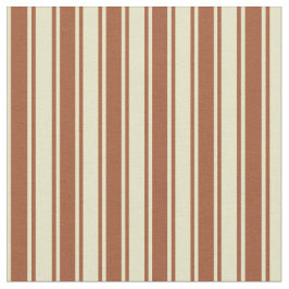 Tecido Pale Goldenrod e Siena Lines/Stripes Padrão