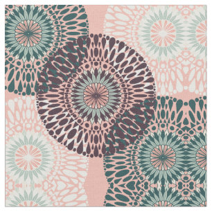Tecido Palha-Floral-Palha-Púrpura-rosa-boêmica Desenho