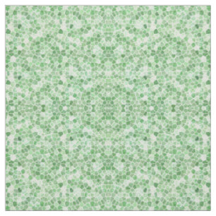 Tecido Pálido Esmeralda e Pistácio Remendado Mosaico