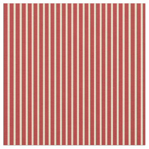 Tecido Pálido Goldenrod e Padrão Vermelho de Stripes