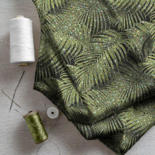 Tecido Palm Espumante deixa o padrão verde ID831