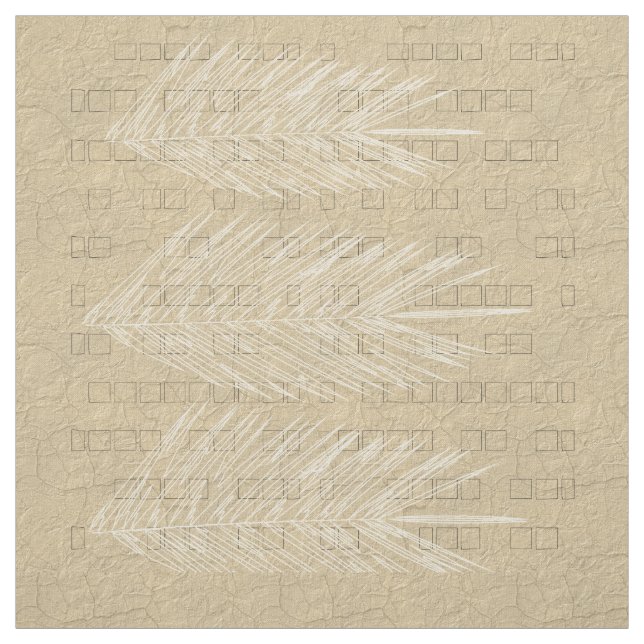 Tecido Palma de Creme Natural Deixa Textura De Papel De D (Modelo)