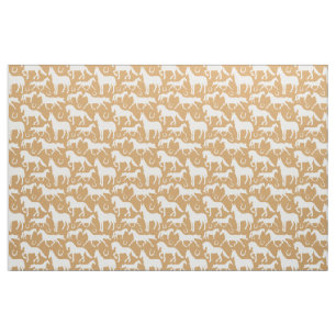 Tecido Palomino Horse Pattern