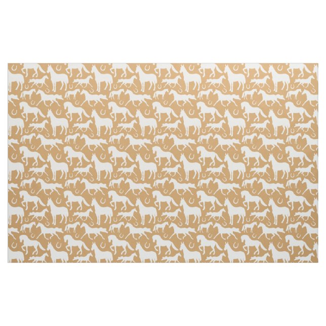 Tecido Palomino Horse Pattern (Fat Quarter)