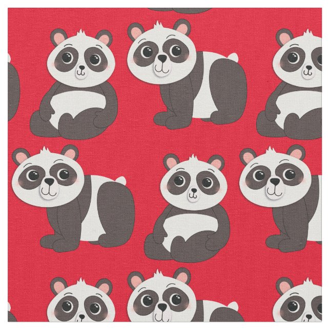 Tecido Panda Bears Cuecas (Detalhe)