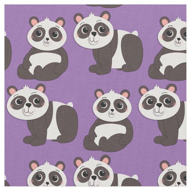 Tecido Panda Bears Cuecas (Detalhe)