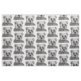 Tecido Panda Drawing Pima Cotton (54" de largura)