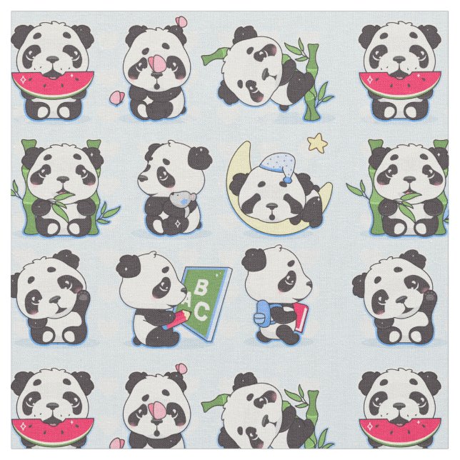 Tecido Panda Impressão (Detalhe)