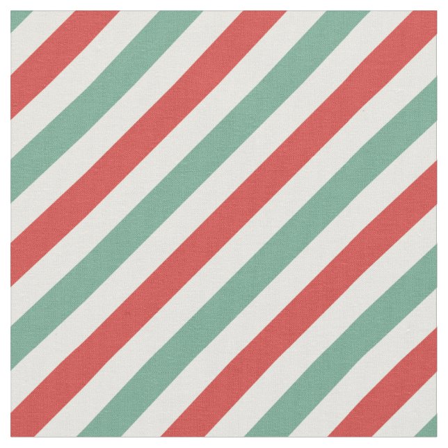 Tecido Panela de Natal do Retro Candy Strips Vermelho Ver (Detalhe)