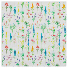 Tecido Papagaios De Lupine Dourada Delicada De Flores