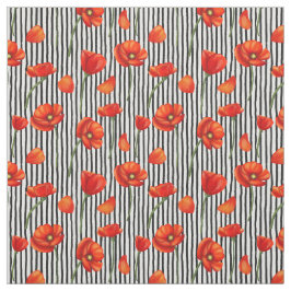 Tecido Papagaios e padrões de listras