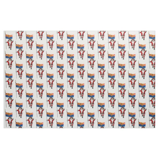 Tecido Papai Noel vem à Arizona (Fat Quarter)