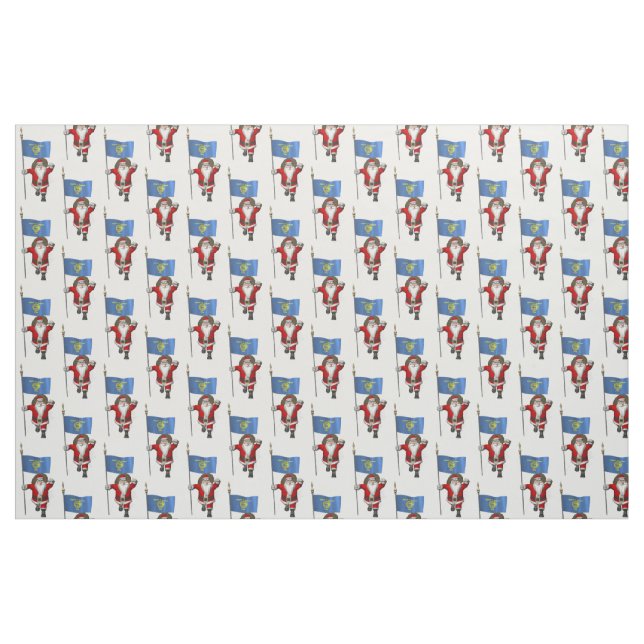 Tecido Papai Noel Vem Para Oregon (Fat Quarter)