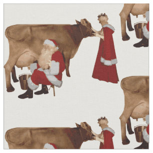 Tecido papais noeis de natal engraçados senhora claus