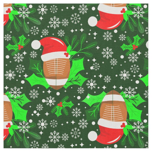 Tecido papais noeis esportivos de natal feios (Detalhe)