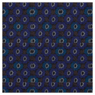 Tecido Papel de embrulho com fundo floral escuro azul