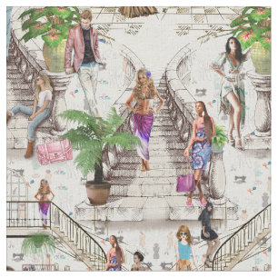 Tecido Papel de parede do Designer de Moda