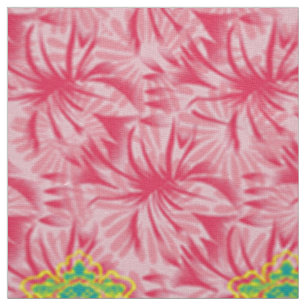 Tecido Papel de parede flexível rosa. Têxtil Étnico Boho