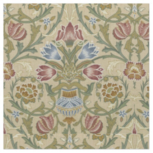 Tecido Papel de Parede Floral Brocado William Morris