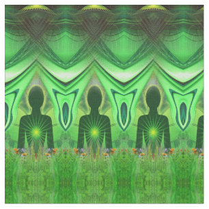 Tecido Papel de parede Heart Chakra Energy