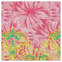 Papel de parede rosa. Têxtil em Grade Floral