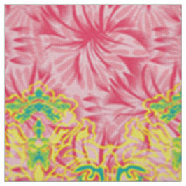 Tecido Papel de parede rosa. Têxtil em Grade Floral