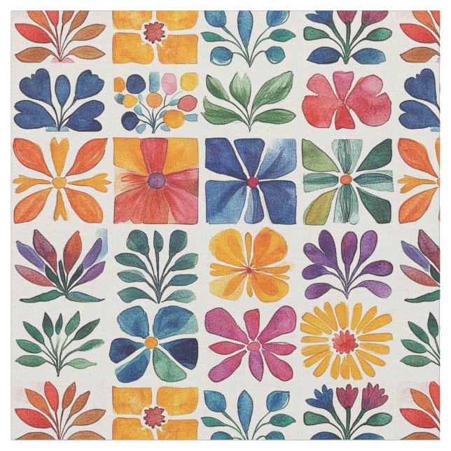 Tecido Papel Picado - Patterno De Arte Folk Mexicano (Detalhe)