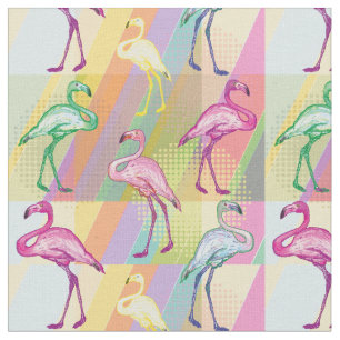Tecido Parada do flamingo