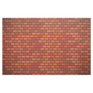 Tecido Parede de tijolo vermelho