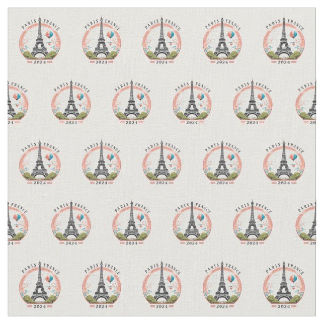 Tecido Paris França 2024 Fleece Blankets, Torre Eiffel (Detalhe)