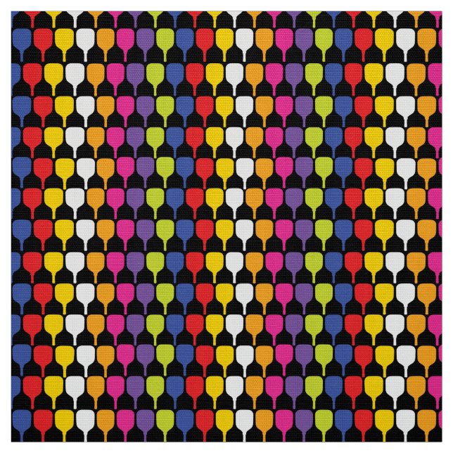 Tecido Pás de picleball, fundo personalizado (Modelo)