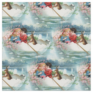 Tecido Páscoa do vintage