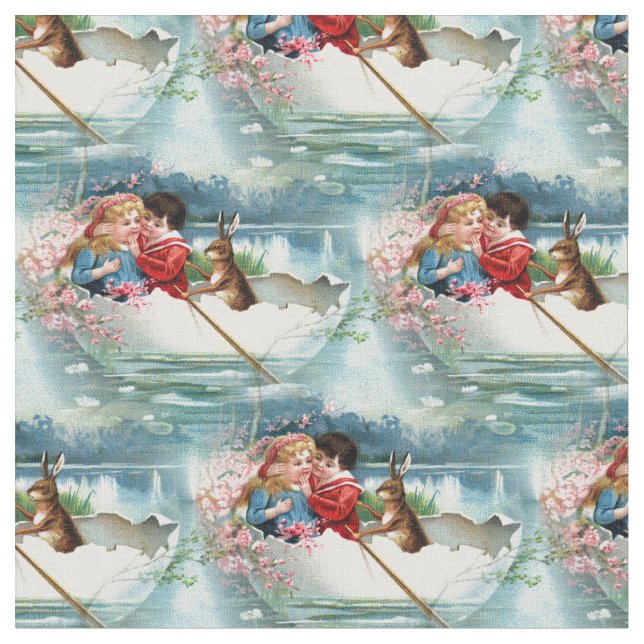 Tecido Páscoa do vintage (Detalhe)