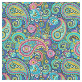 Tecido - Pasley Verde e Azul