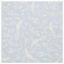 Tecido Pássaros Colibri Azuis-claros e lindos