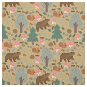 Tecido Passear pelos Woods em Burlywood Brown