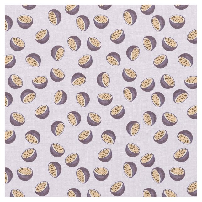 Tecido Passivo perfeito padrão fruta roxo (Detalhe)