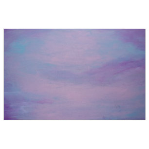 Tecido Pastas bonito Nuvem Cor-de-rosa-claro Céu Azul