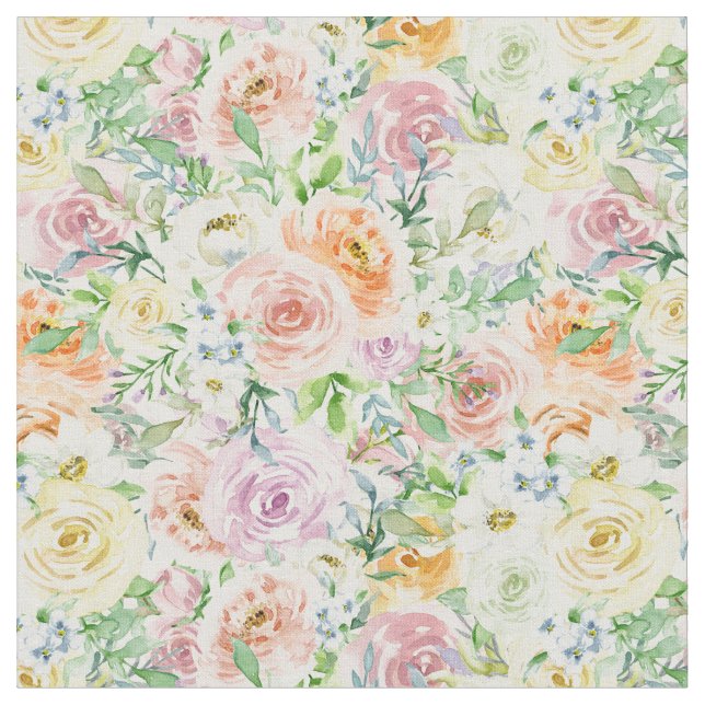 Tecido Pastel Romantic Garden (Detalhe)