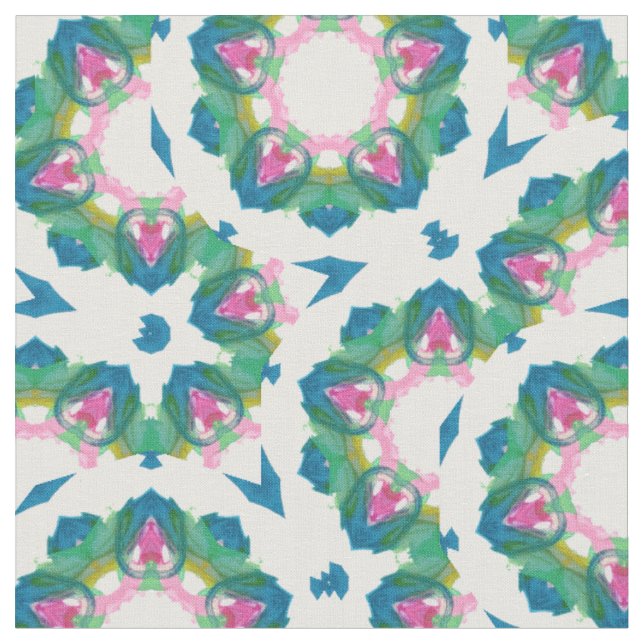 Tecido Pastel verde e rosa (Detalhe)