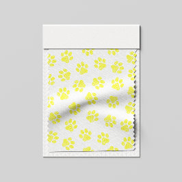 Tecido patas de rabo, patas de cão, patas amarelas