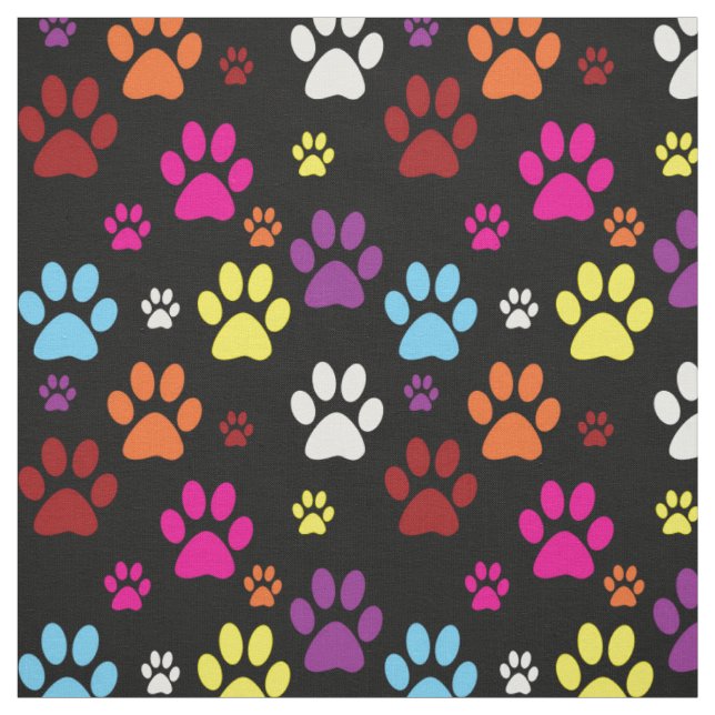 Tecido Patas Polka Cuja Pegada Animal (Modelo)