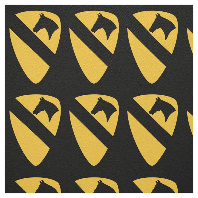 Tecido Patch Patriótico da Divisão de Cavalaria de 1rua (Modelo)