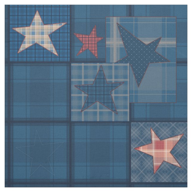 Tecido Patchwork de Denim (Modelo)
