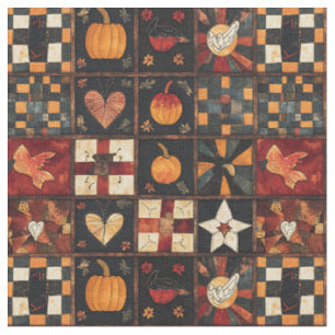 Tecido Patchwork Rustic Padrão de Inclinação do outono